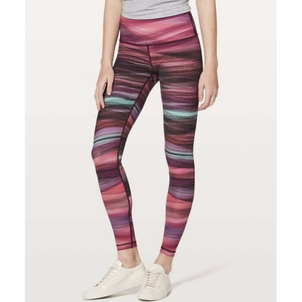 NWT Lululemon Wunder Under Hi-Rise Tight Nulux 28” Tulle Wunder Size 8